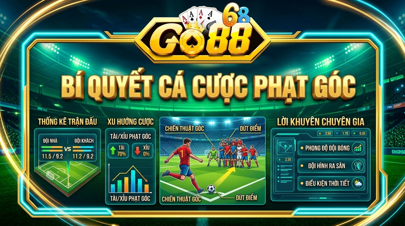 Top một bí kíp soi kèo phạt góc chuẩn xác từ cao thủ Giao diện bảng tỷ lệ cược góc hiển thị trực quan và dễ theo dõi